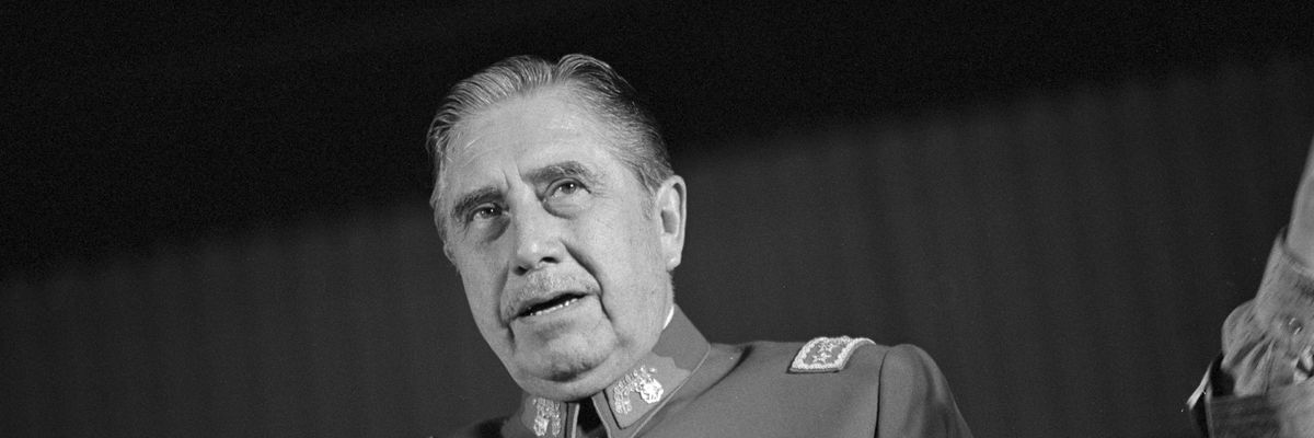 Chilean dictator Augusto Pinochet