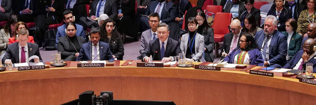 China's deputy permanent representative to the United Nations