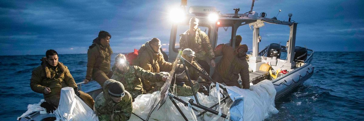 Chinese balloon recovery