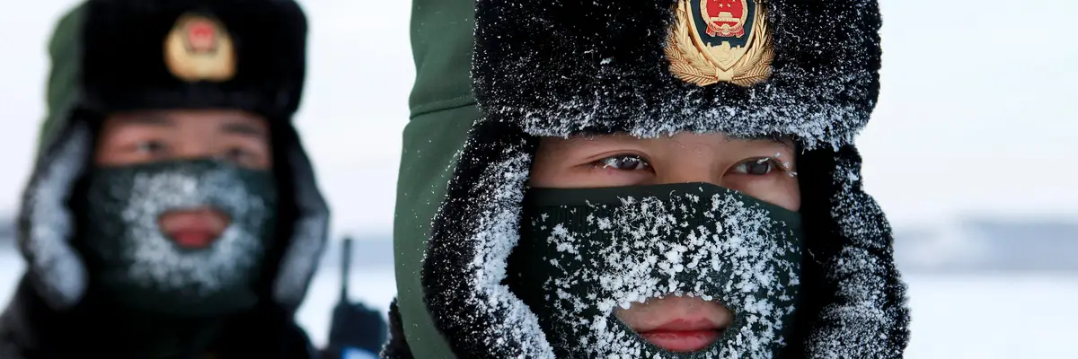 Chinese border police