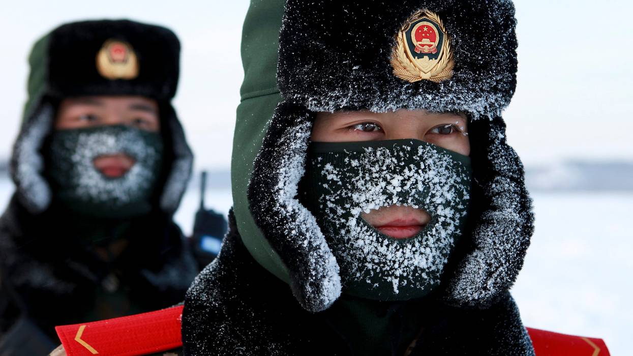 Chinese border police