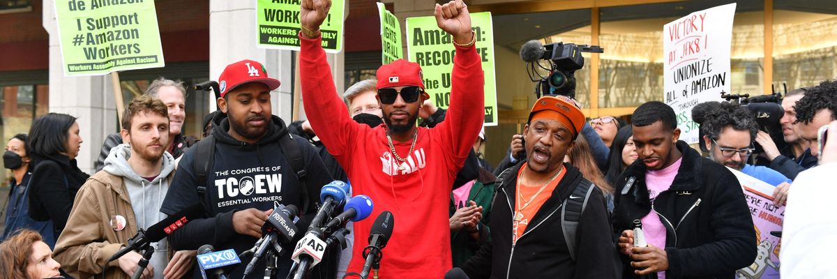 Chris Smalls Amazon Labor Union