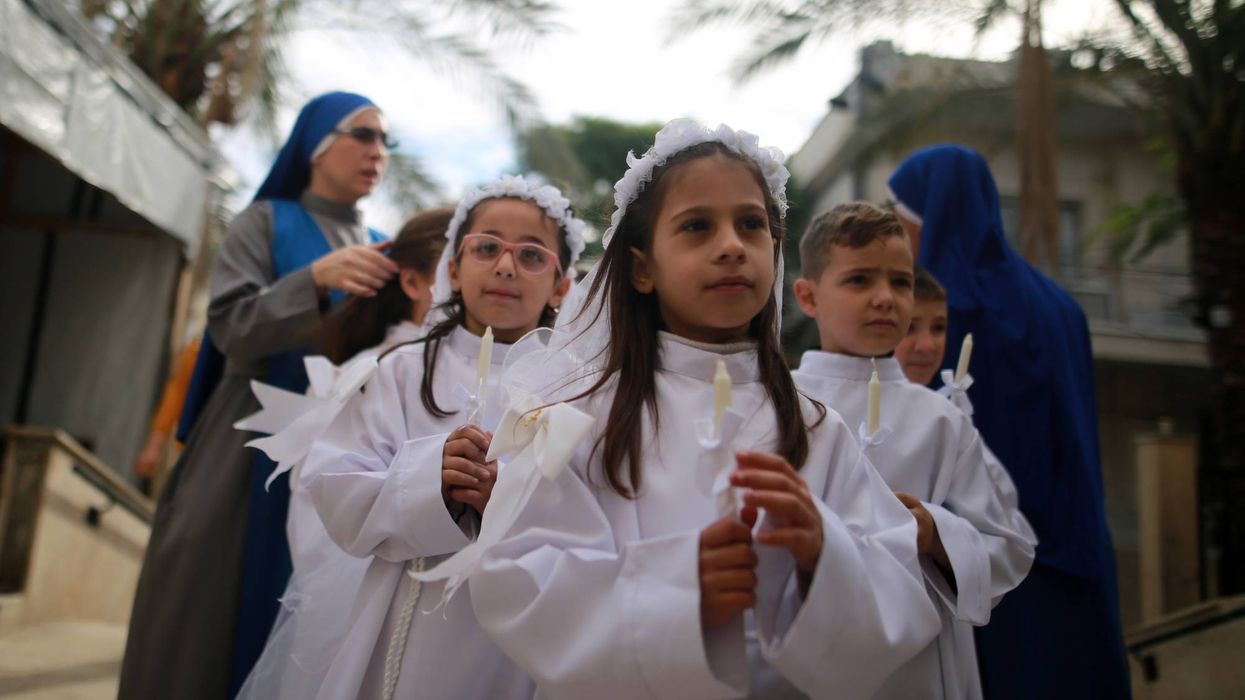 Christmas Mass In Gaza City