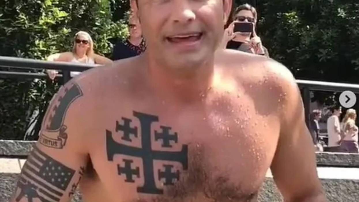 Christofascist Hegseth at play