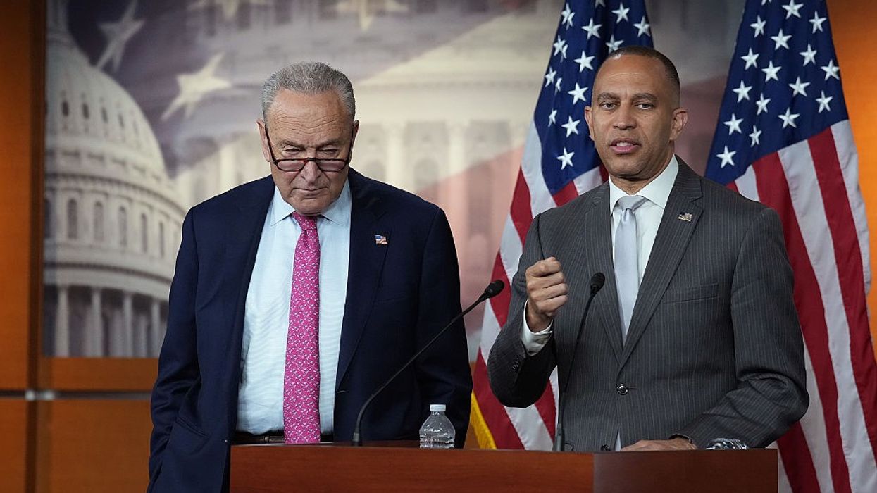 Chuck Schumer and Hakeem Jeffries