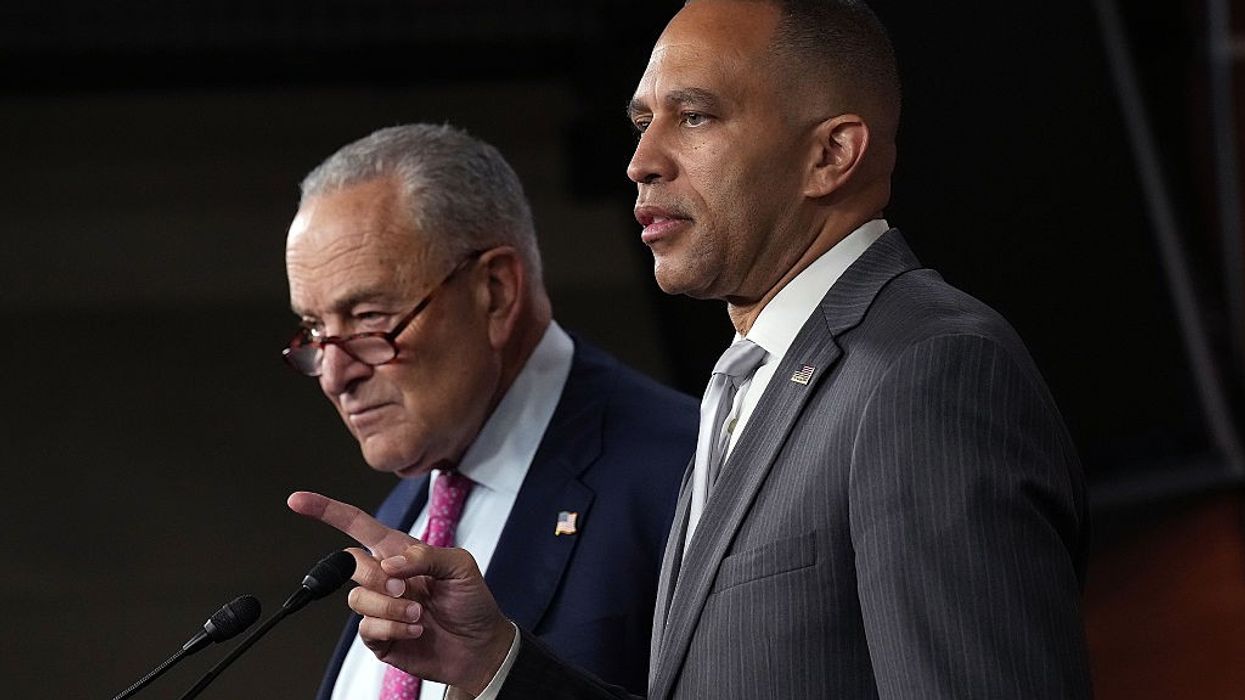 Chuck Schumer and Hakeem Jeffries