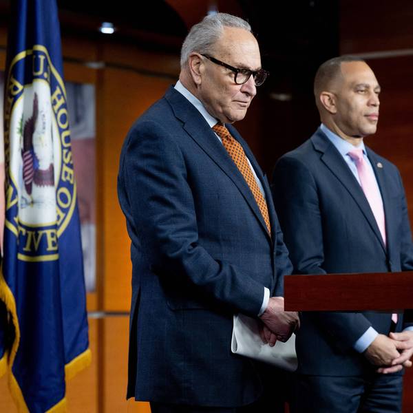 Chuck Schumer and Hakeem Jeffries