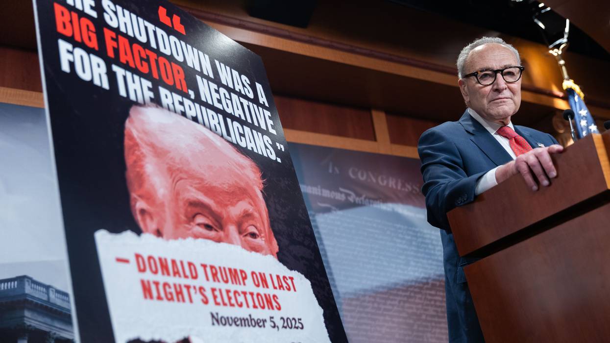 Chuck Schumer at Shutdown Presser