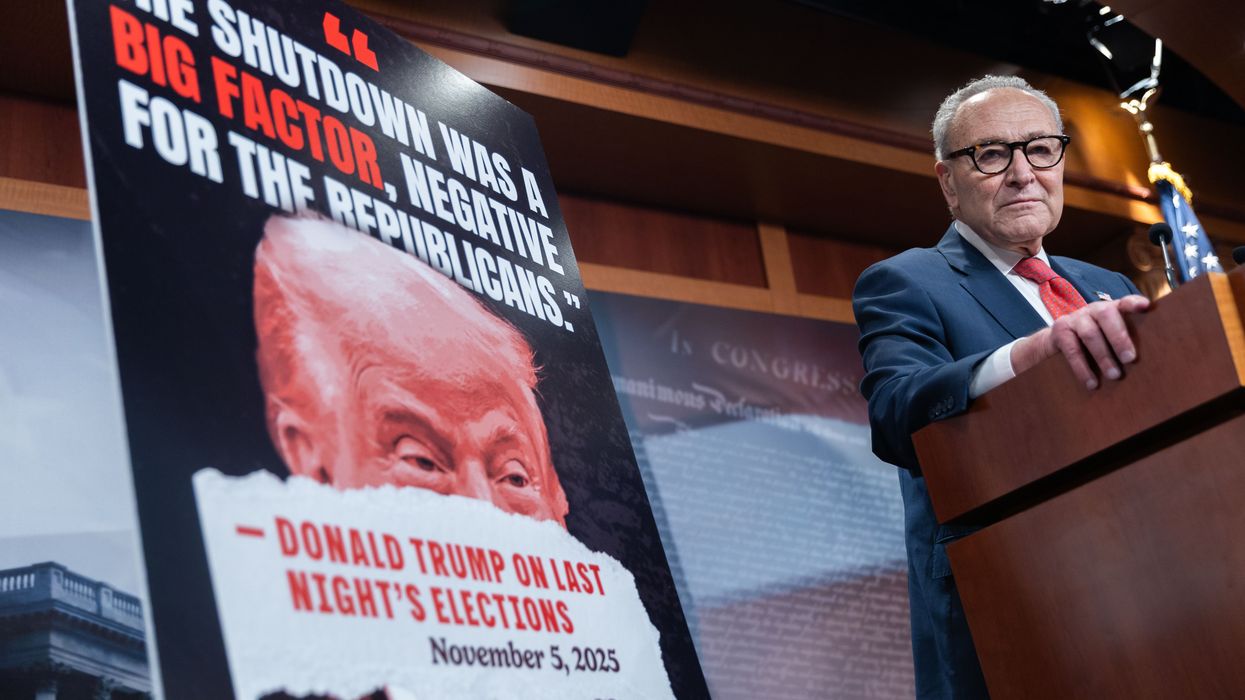 Chuck Schumer at Shutdown Presser