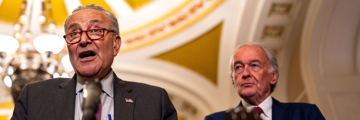 Chuck Schumer (D-N.Y.) and Ed Markey (D-Mass.)