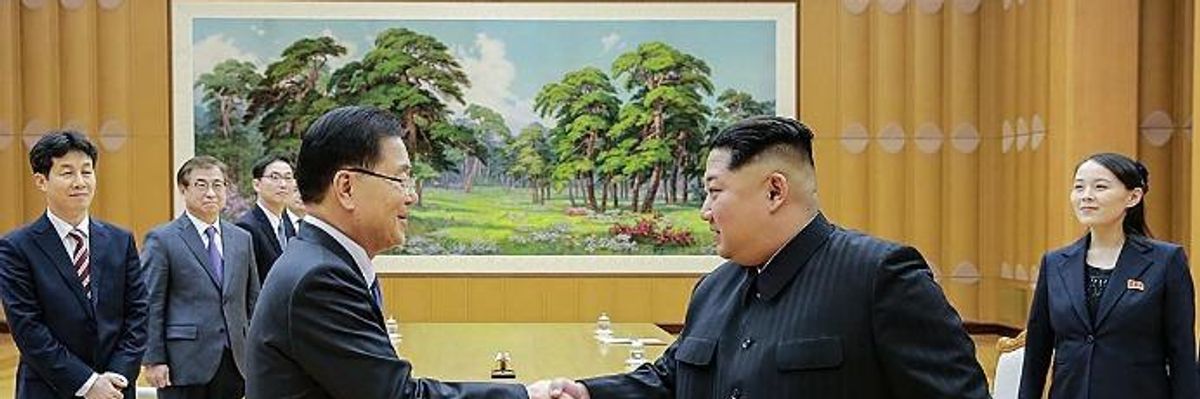 Denuclearization on Table After 'Openhearted Talk' Between North and South Korea Moves Nations Away From War