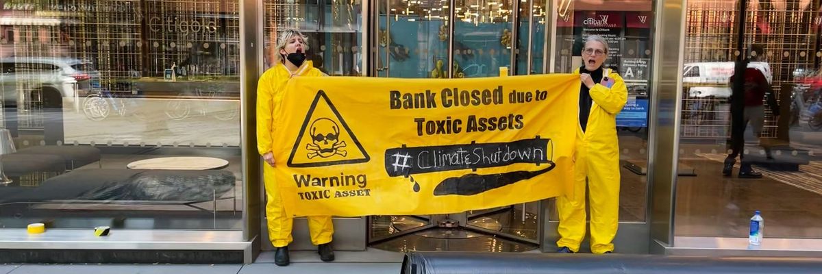 Citibank climate protest