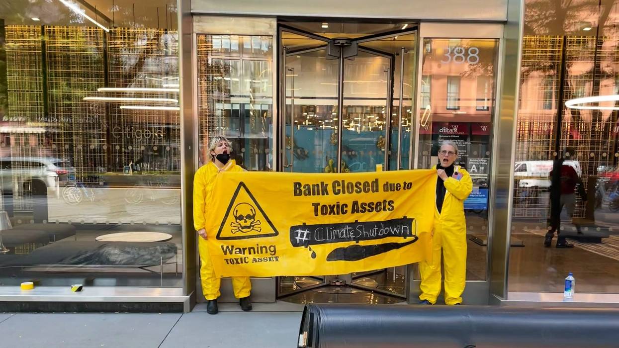 Citibank climate protest