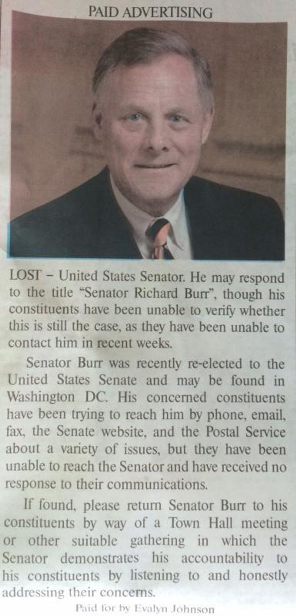 Citizens have packed congressional town halls this week to give their representatives a piece of their mind -- and they have resorted to creative tactics when lawmakers refused to hold meetings, like this