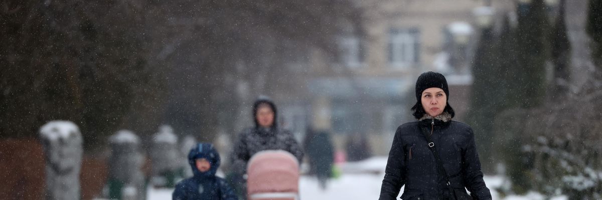 Citizens in eastern Ukraine