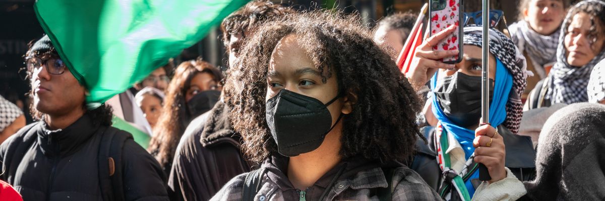 City University of New York students protest