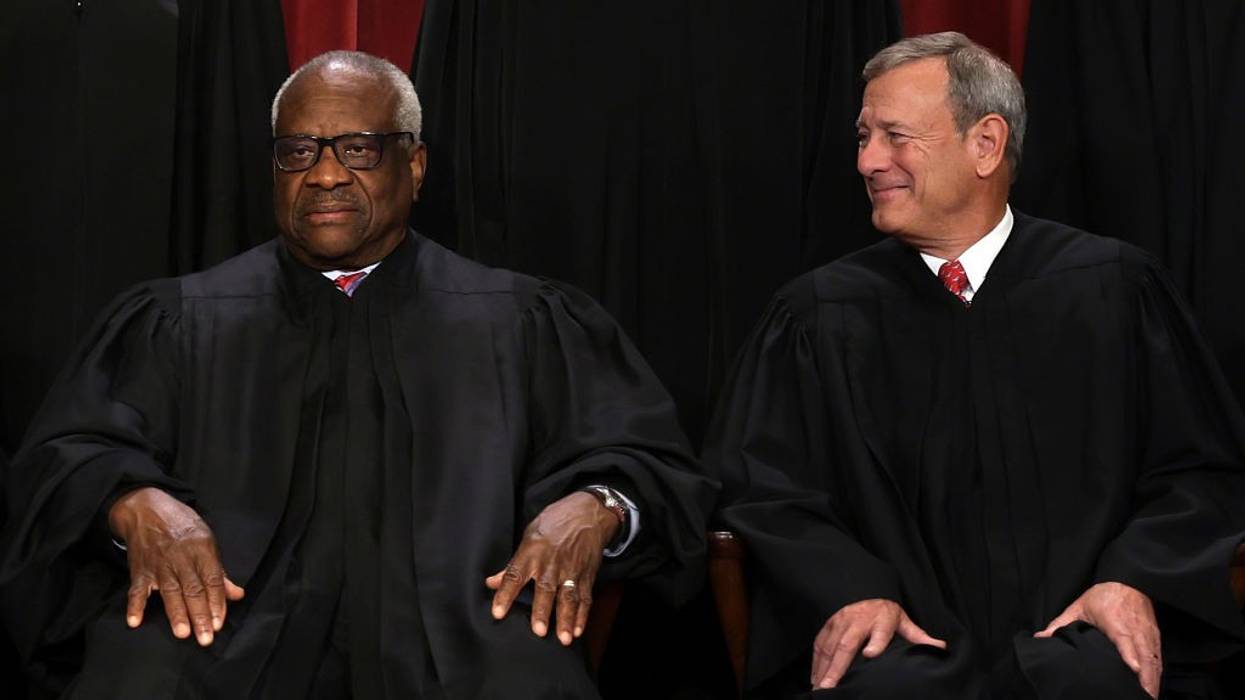 Clarence Thomas and John Roberts.