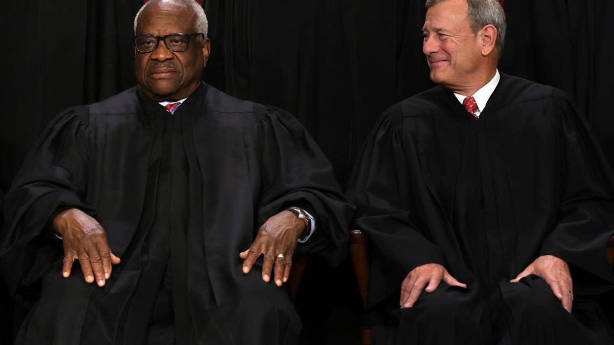 Clarence Thomas and John Roberts.