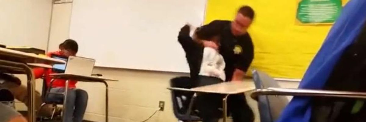 National Outrage as Videos of Brutal Police Assault on Black Student Go Viral