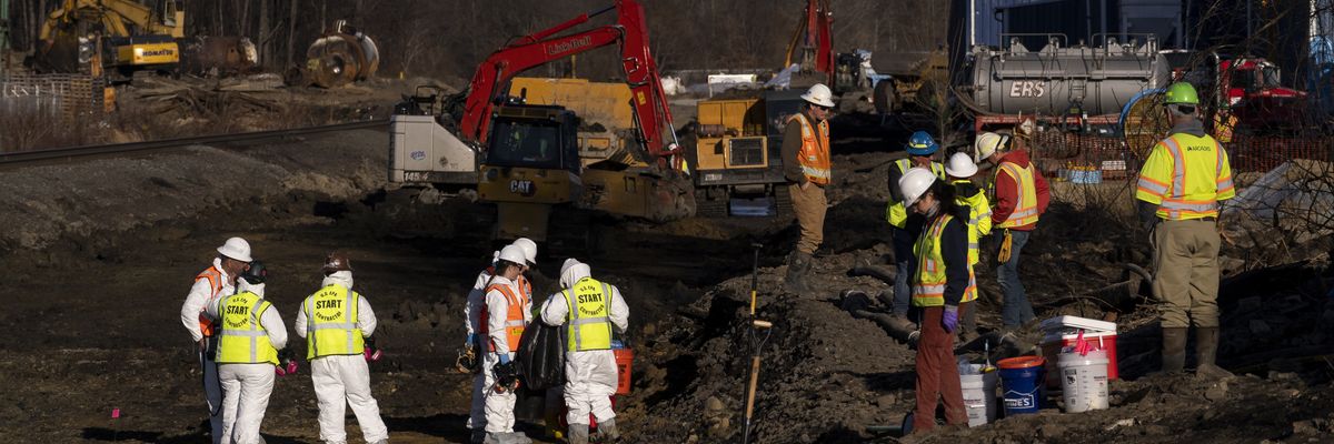 Cleanup Continues In East Palestine, Ohio Weeks After Disastrous Derailment Spilled Hazardous Material