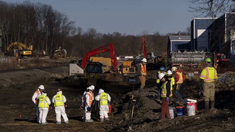 Cleanup Continues In East Palestine, Ohio Weeks After Disastrous Derailment Spilled Hazardous Material
