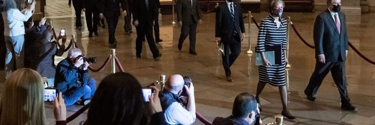 House Impeachment Managers Argue Trump Aimed Violent Mob at Capitol 'Like a Loaded Cannon'