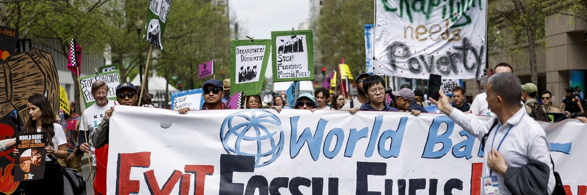 Climate activists march