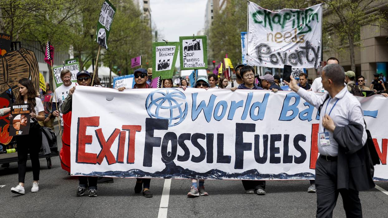 Climate activists march