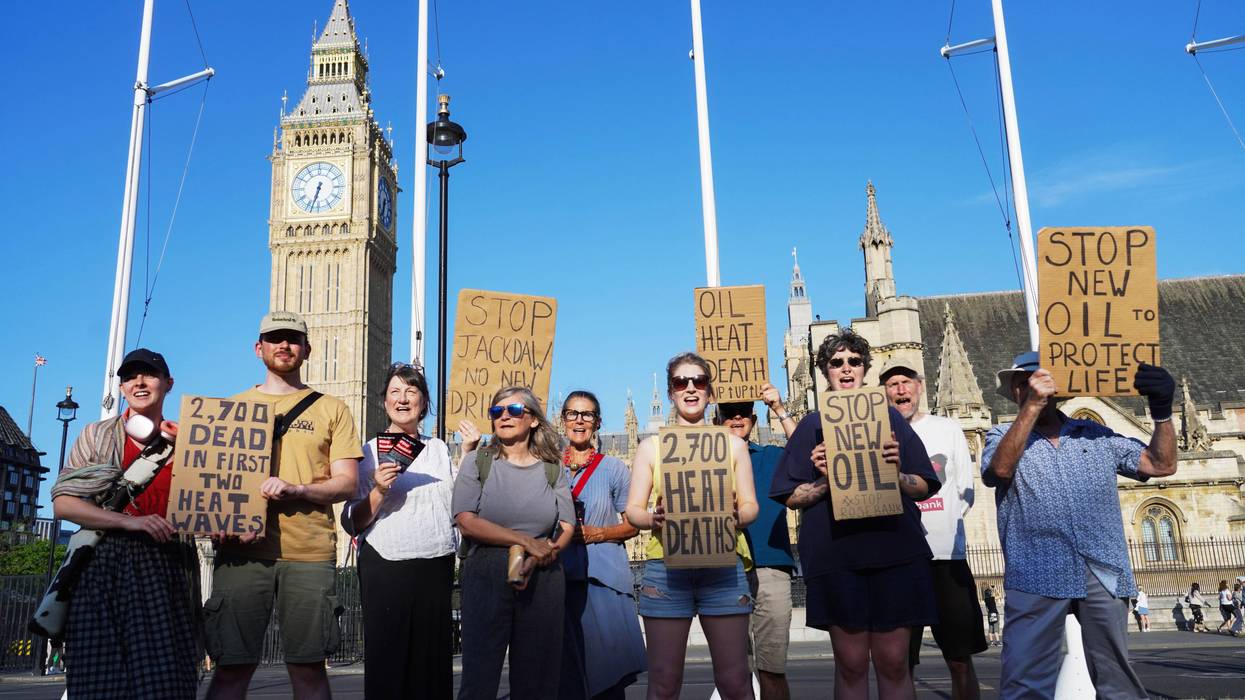 Climate Activists Mark The 2,700 People Killed In The UK By Extreme Heat