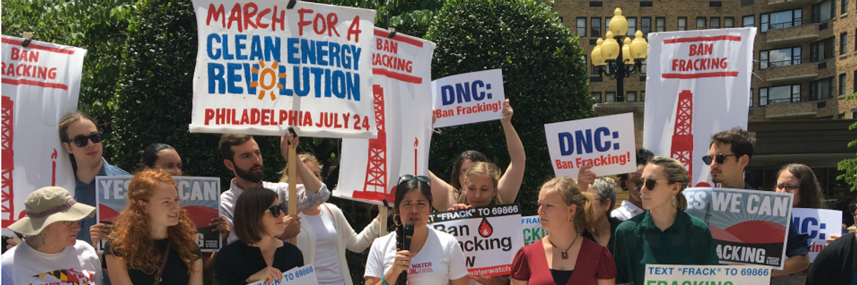 Tens of Thousands Demand DNC Add National Fracking Ban to Party Platform