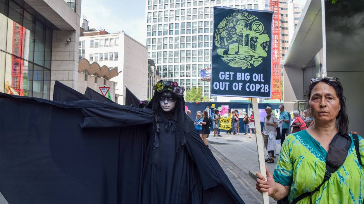 Climate activists protest Big Oil's presence at COP28