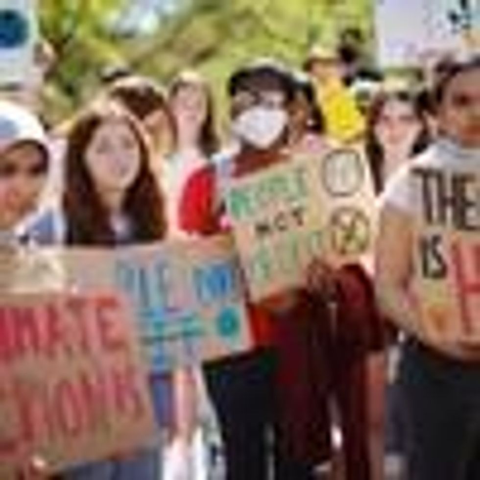 Climate activists protest in Washington, D.C.