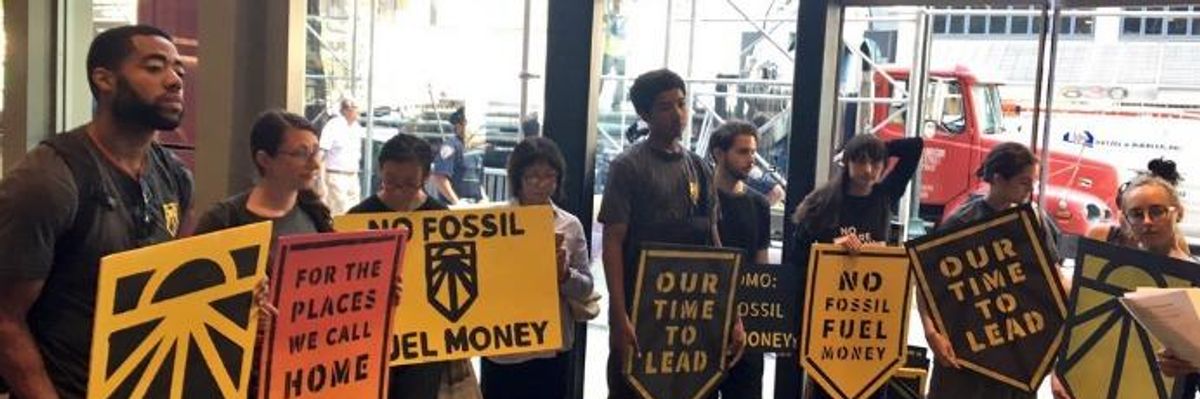 Climate Activists Turn Up the Heat on NY Gov. Cuomo With Sit-In