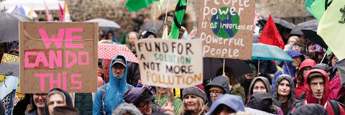 Climate advocates rally on day one of "The Big One"