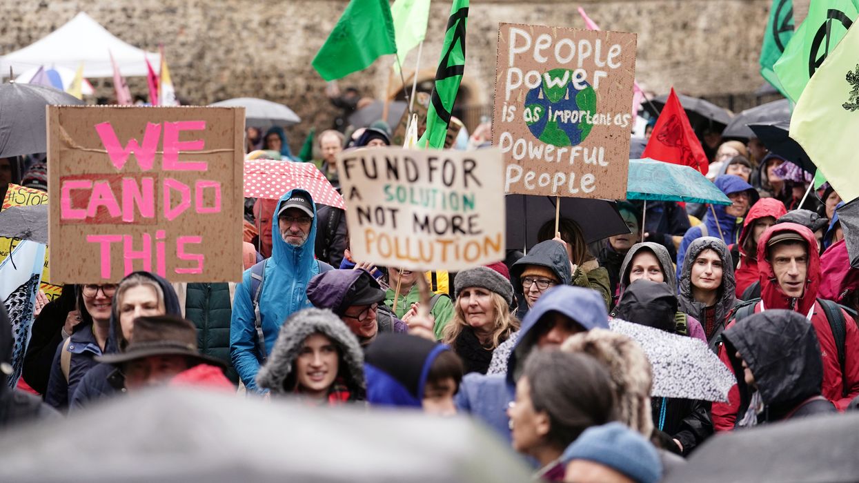 Climate advocates rally on day one of "The Big One"