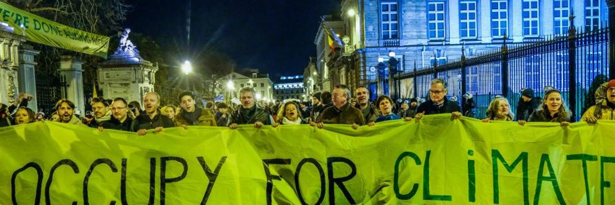 Ahead of Key Vote, Belgians 'Occupy for Climate' to Demand Constitutional Amendment