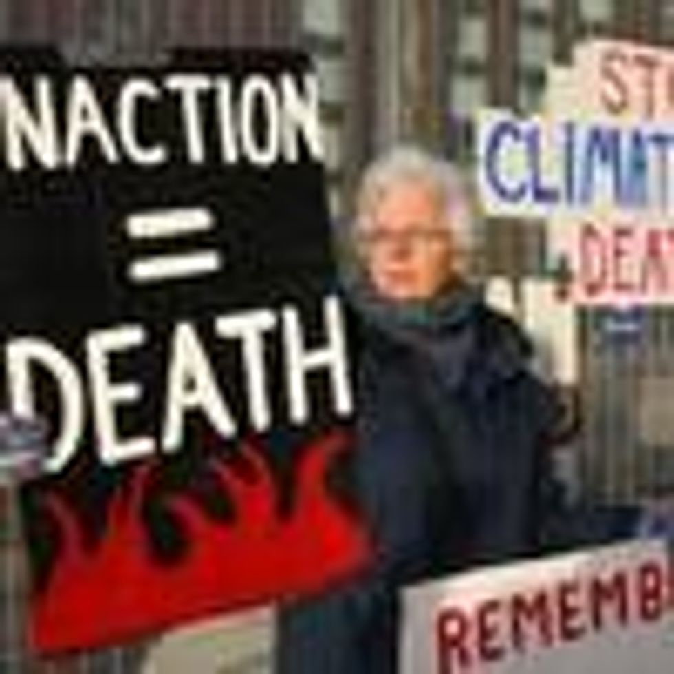 Climate demonstrator at COP26