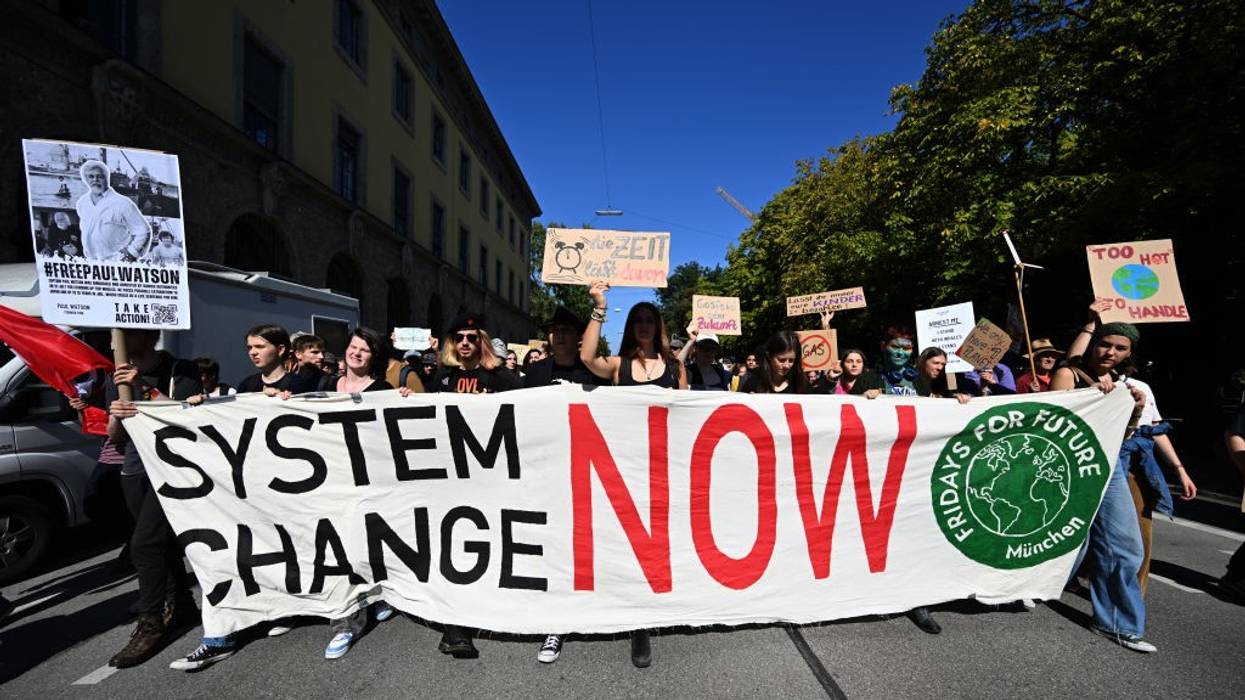 climate protesters in Munich