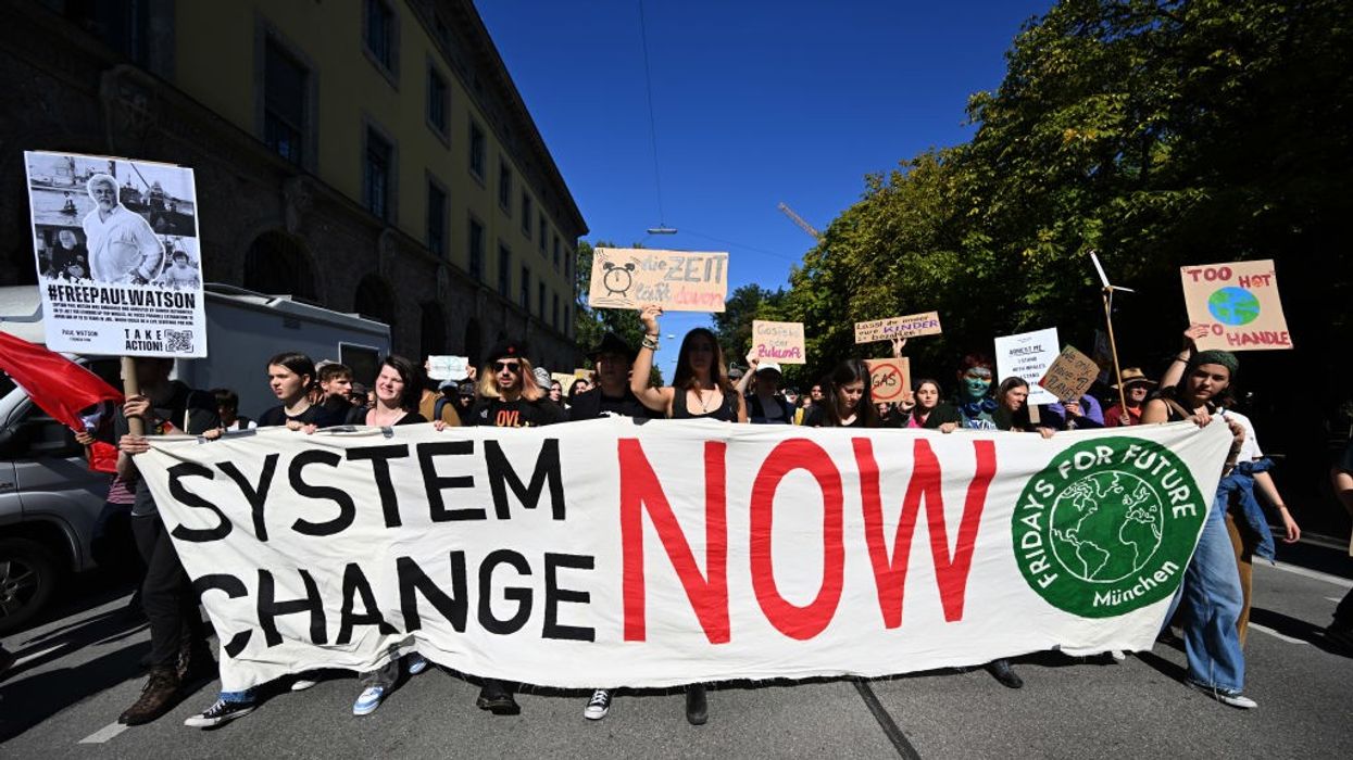 climate protesters in Munich
