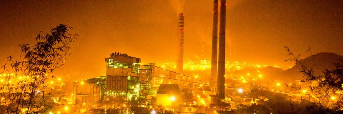 Record-High Carbon Emissions Show 'We Are Speeding Towards the Precipice of Irrevocable Climate Chaos'