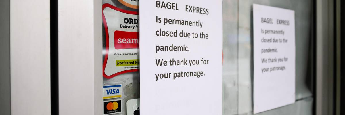 Closed restaurant