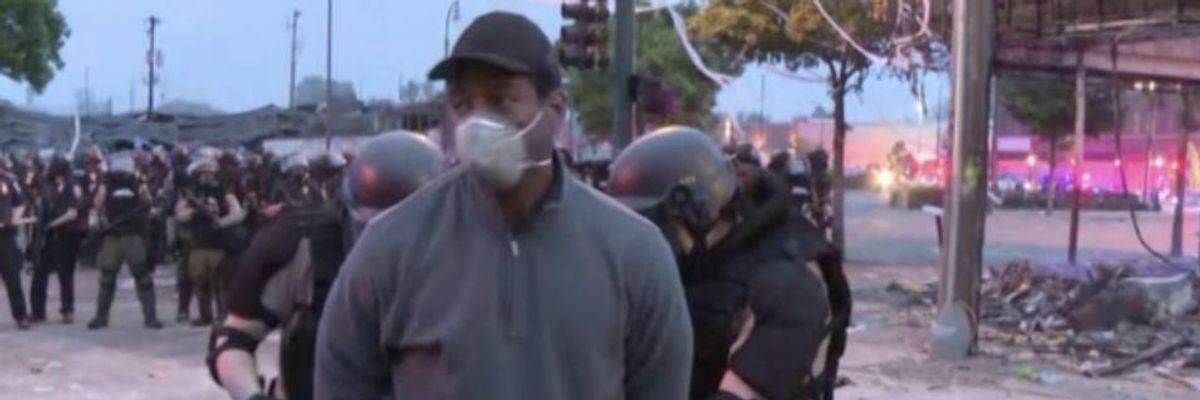 'Never Seen Anything Like This': Watch Police Arrest CNN Journalist and Camera Crew During Live TV Coverage of George Floyd Protests