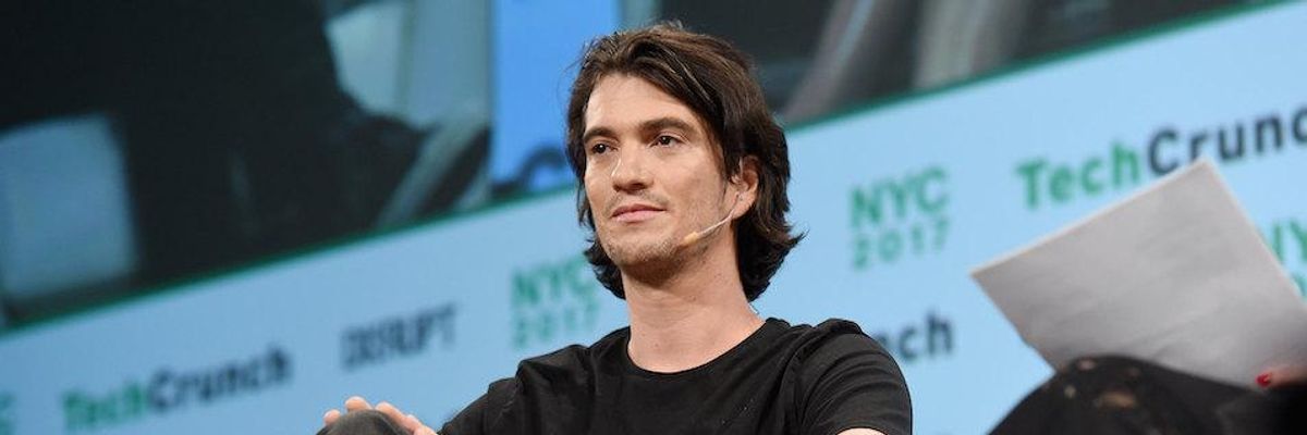 'Outrageous': Analysis Shows $1.7 Billion Payout for WeWork CEO Equal to Years of Salary for Company's Expected 4,000 Laid Off Workers