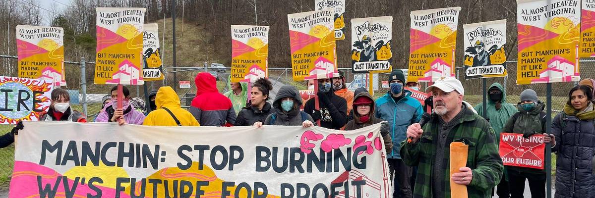 Coal Baron Blockade protest