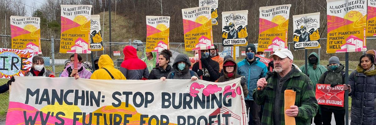 Coal Baron Blockade protest