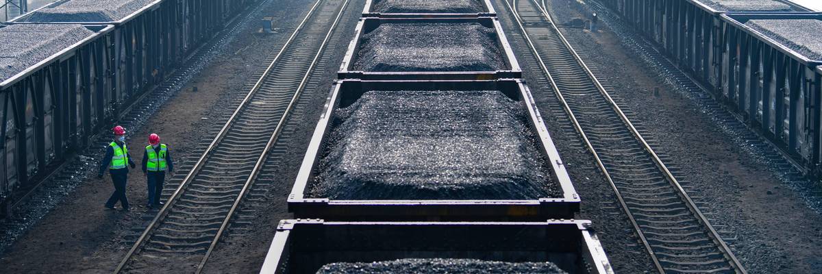 Coal trains in China