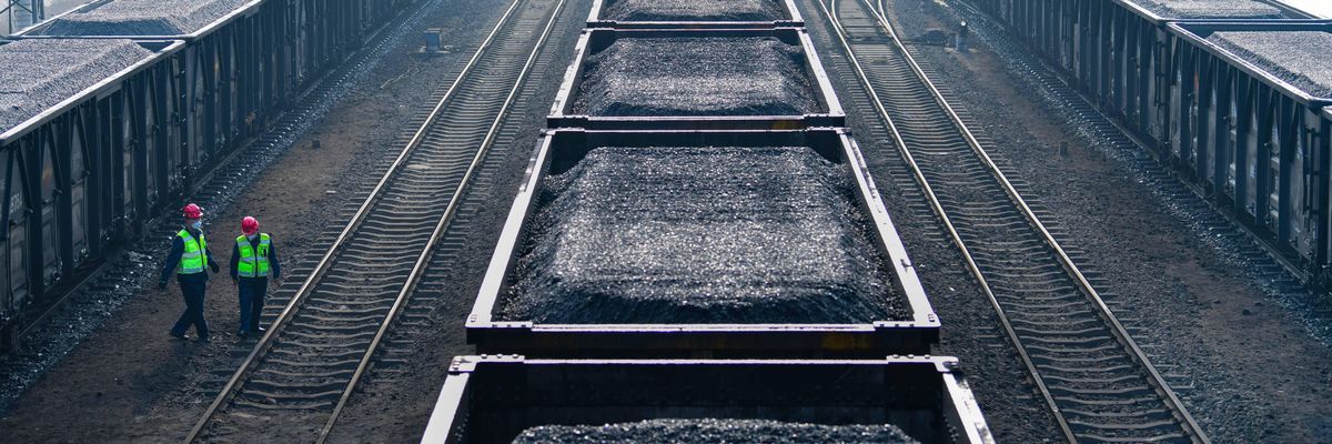 Coal trains in China