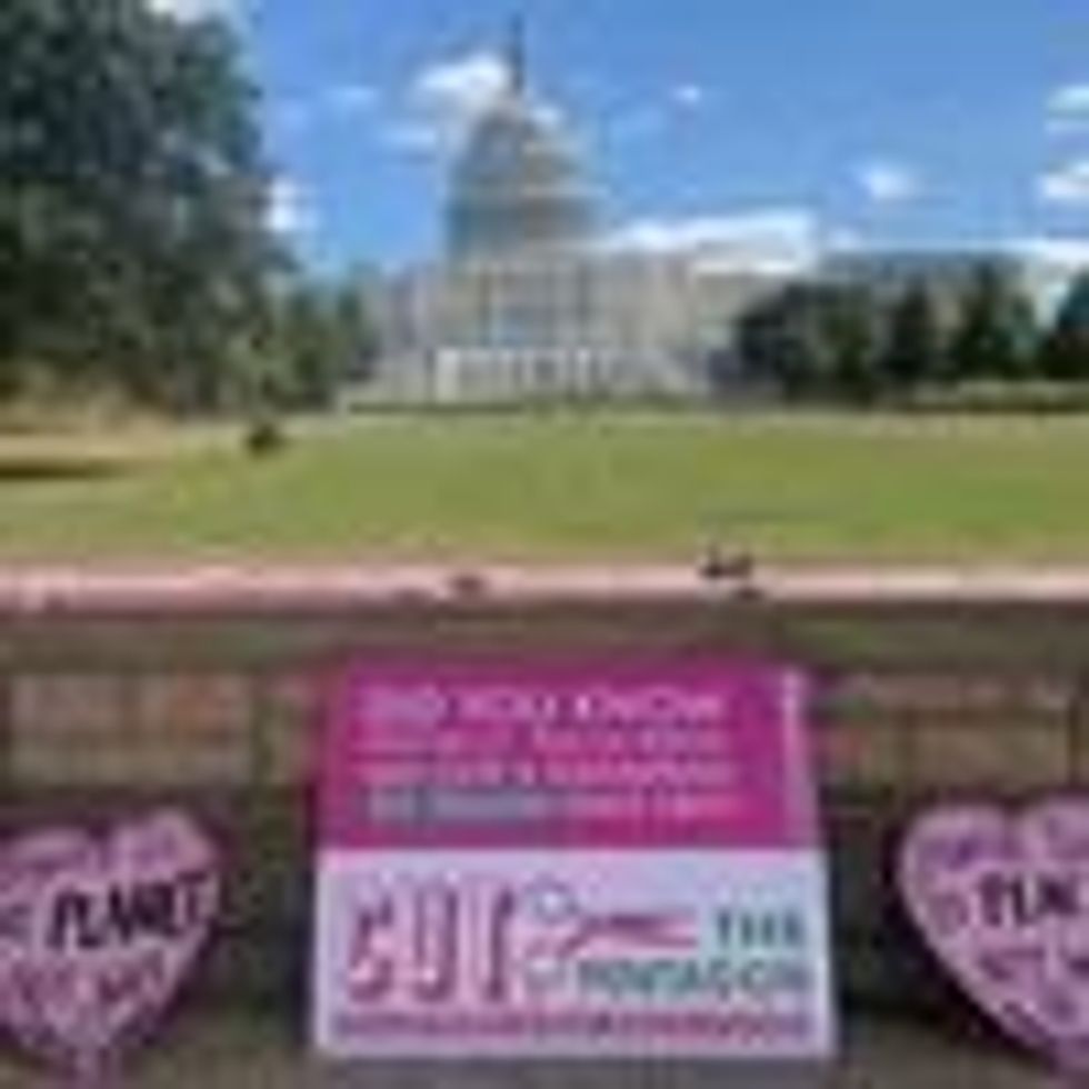 CodePink cut the Pentagon