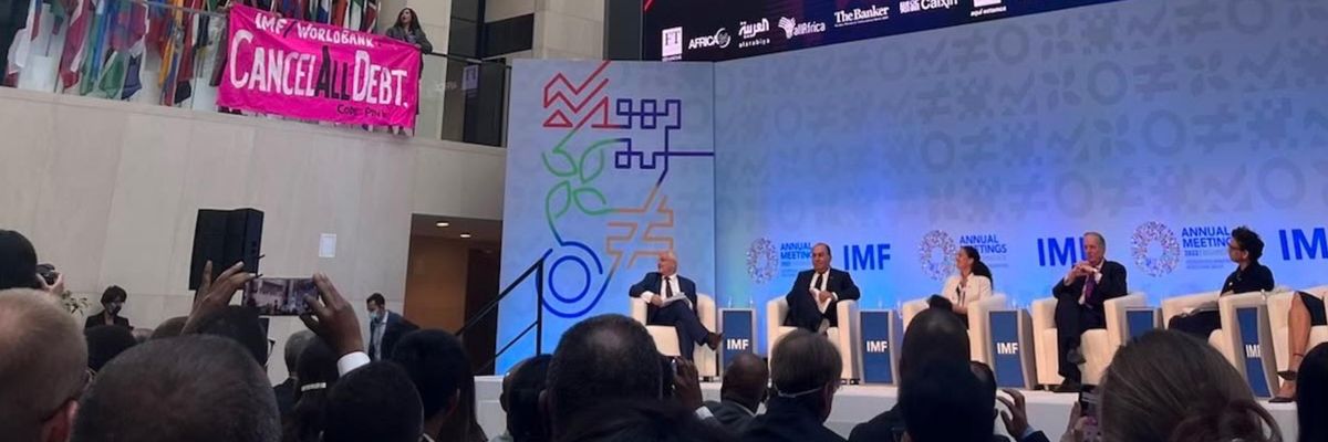 CodePink IMF protest