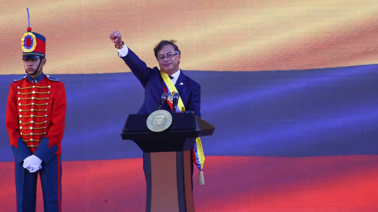 Colombia's president-elect Gustavo Petro